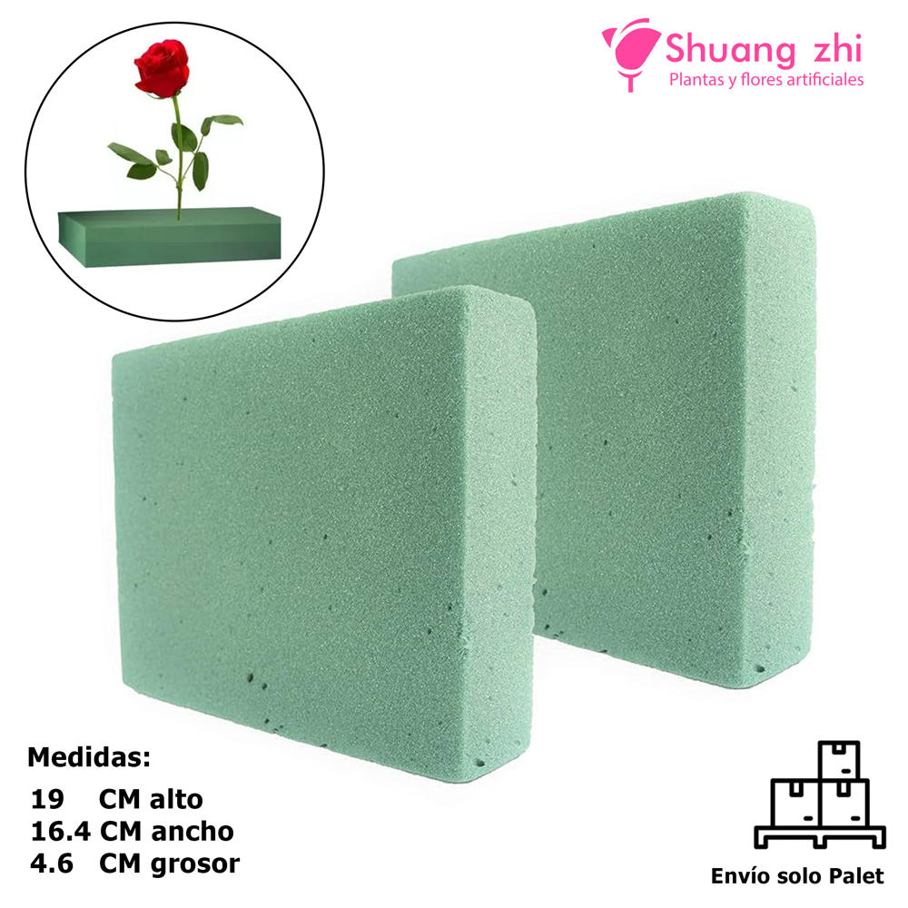 Esponja Floral artificial 190 x 164 x 46 MM?1787627234
