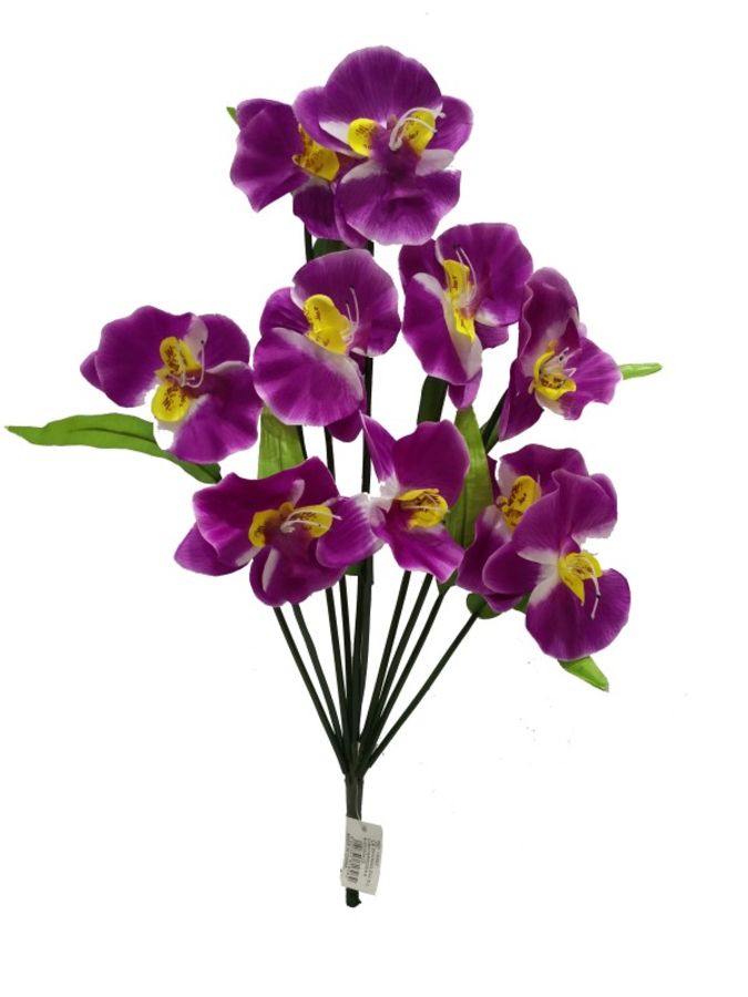 Flor orquidea 10 cabezas 60cm color morado?1787622373