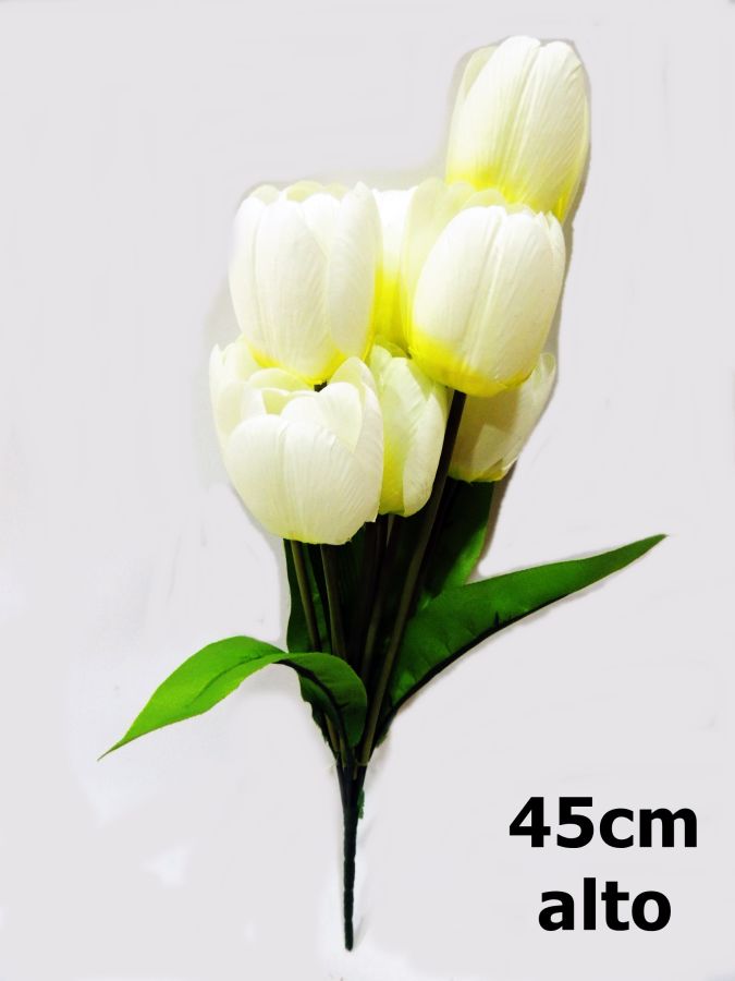 Ramo de tulipanes 45cm color beige ref 0252_4?1787614019