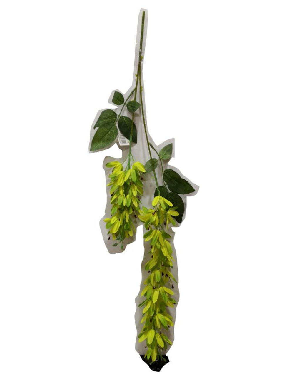 Flor de colgar 2 ramas 68cm color amarillo?1787605278