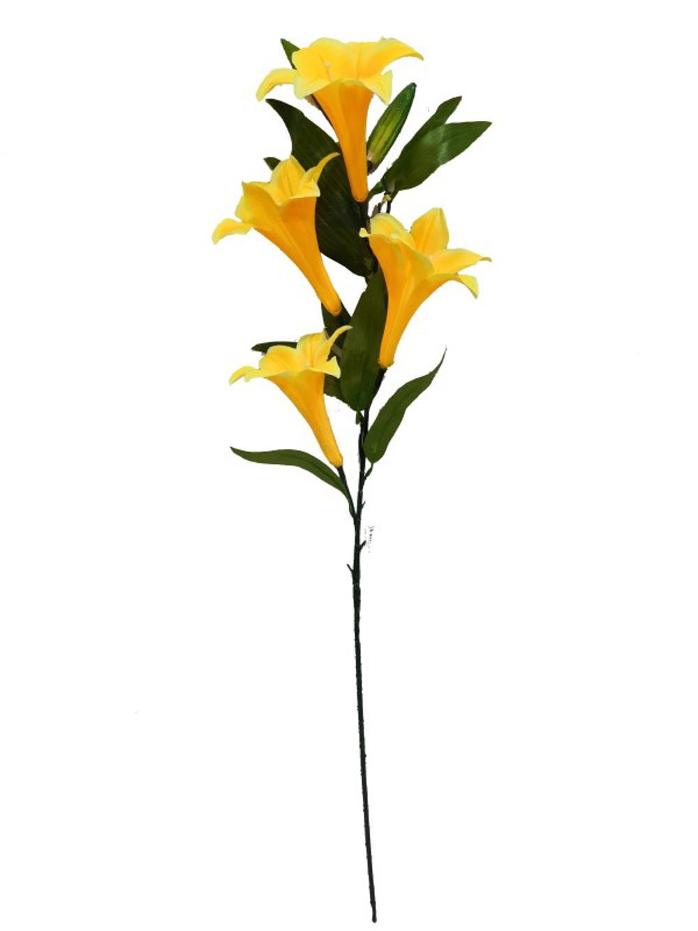 Lirio 4 cabezas 110cm amarillo?1787592767