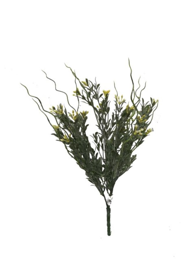Planta decoración 40cm color verde con amarillo ref 4687_2?1787615451