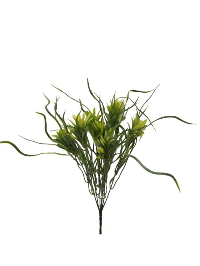 Planta decoración 42 cm color verde con amarillo?1787598198