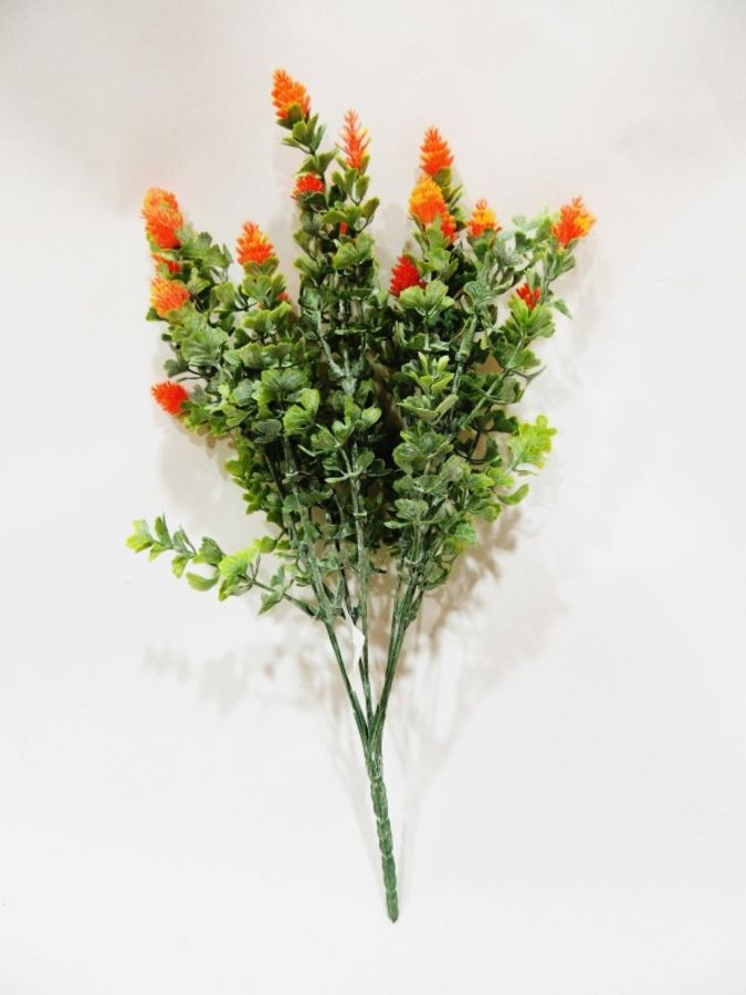 Planta decoración 35 cm color verde con naranja ref 4717_3?1787610753