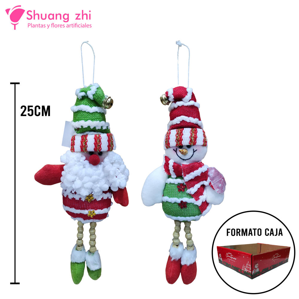 Colgante árbol Decoración de Navidad tamaño muñeco 25cm Surtido?1787602276