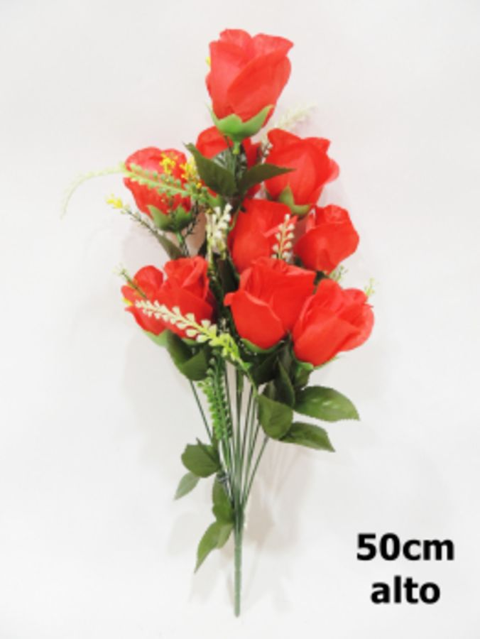 Ramo de flores 50cm color rojo ref 6308?1787627027