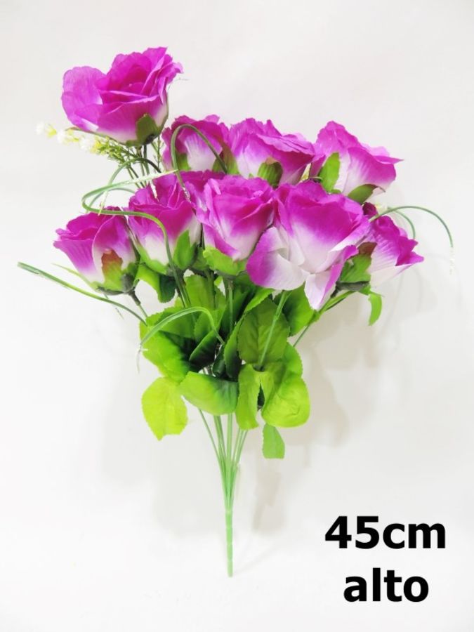 Ramo de rosas 45cm color lila ref 0251_2?1787635817