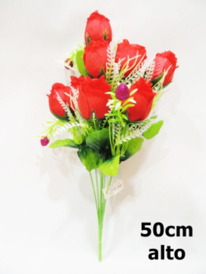 Ramo de rosas 50cm color Rojo ref 0275_1?1787618123