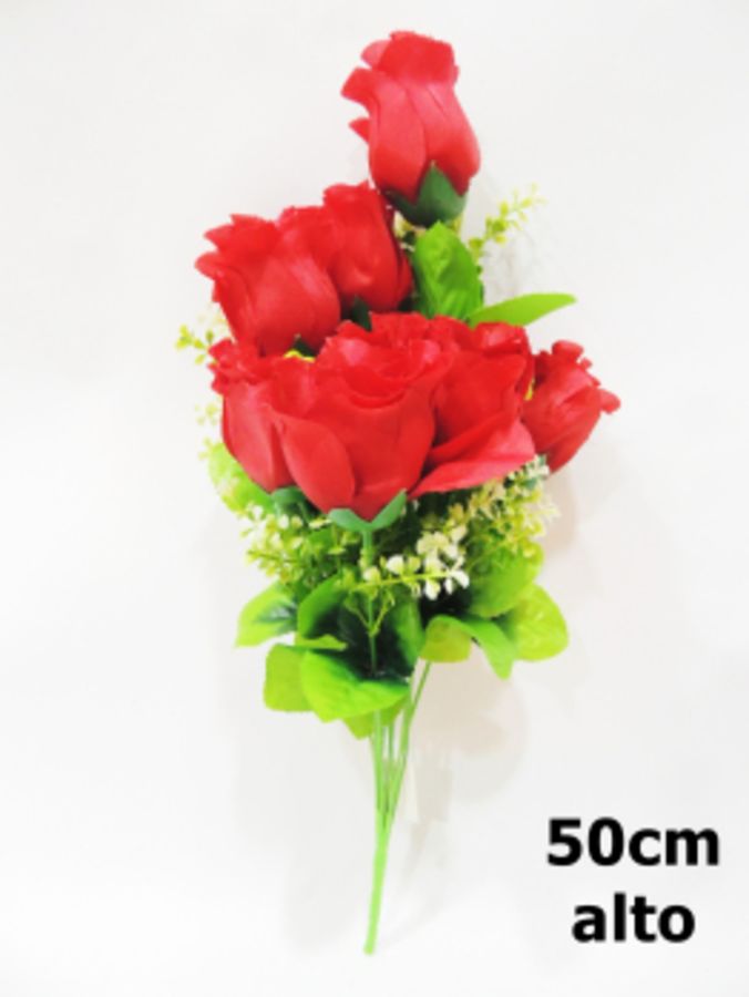 Ramo de rosas 50cm color Rojo ref 0527_1?1787601563