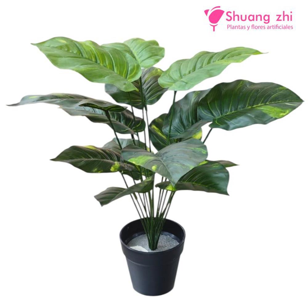 Planta con maceta 15 hojas REF06?1790829221