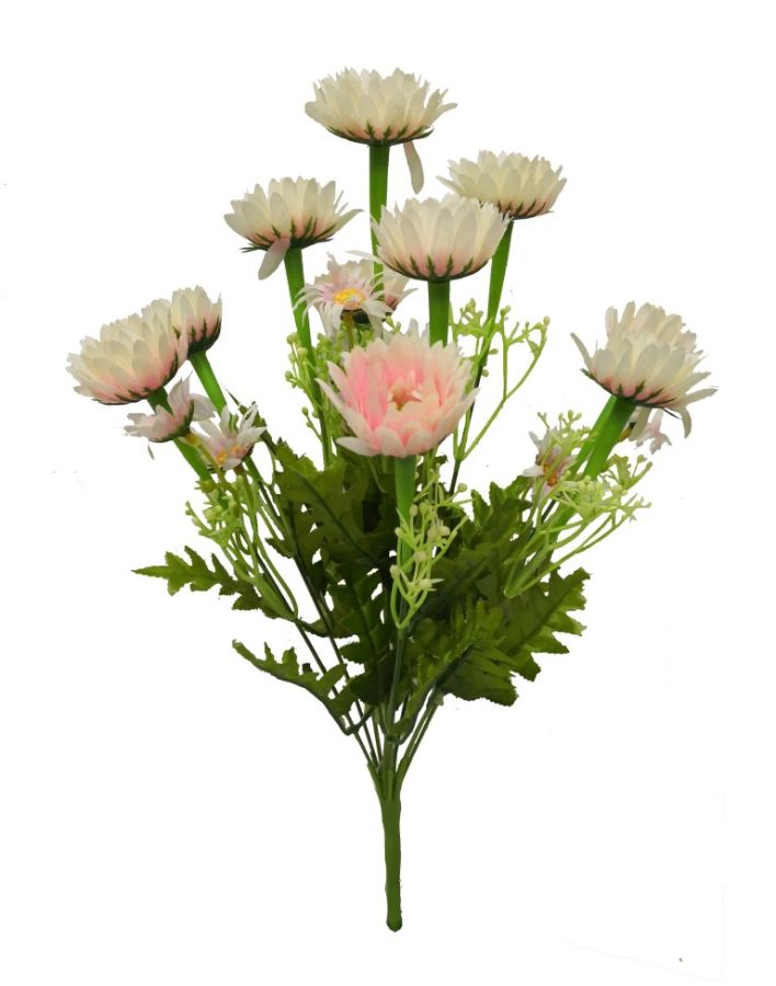 Ramo de flores 50cm color blanco con rosa ref 5218_5?1787632121