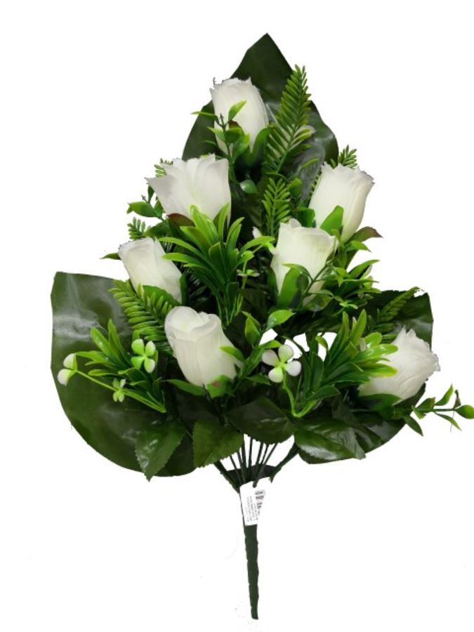 Flor ramo santo 3 hojas color beige?1787632161