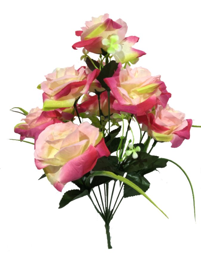 Ramo de rosas XXcm color rosa polveado?1787631263