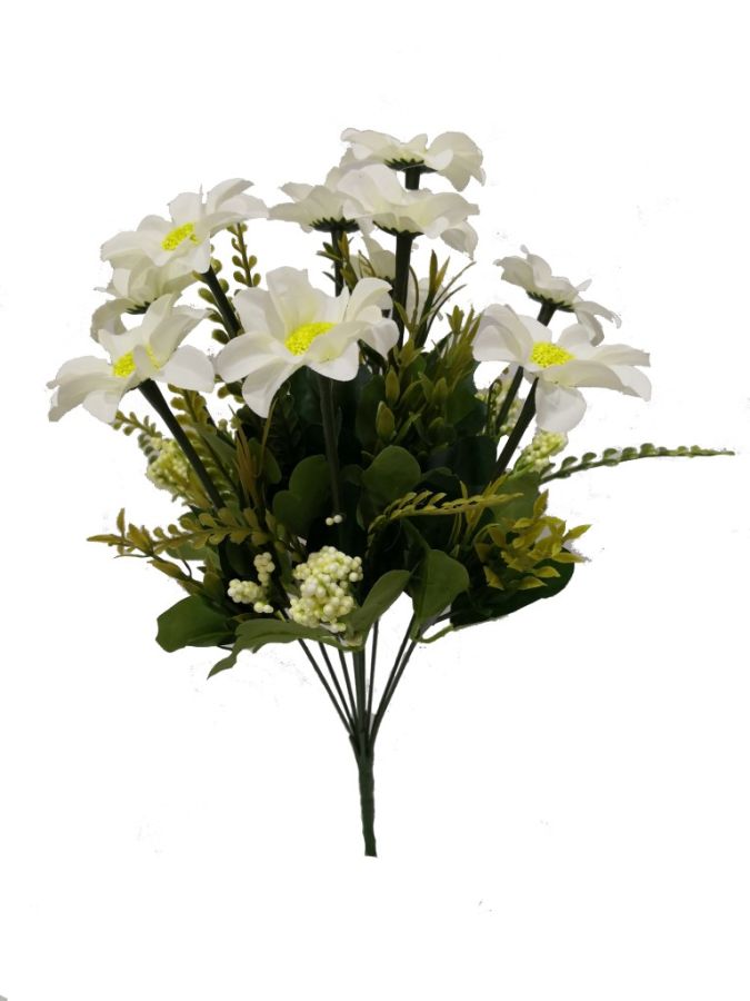Flor ramo xxcm color blanco?1787710284