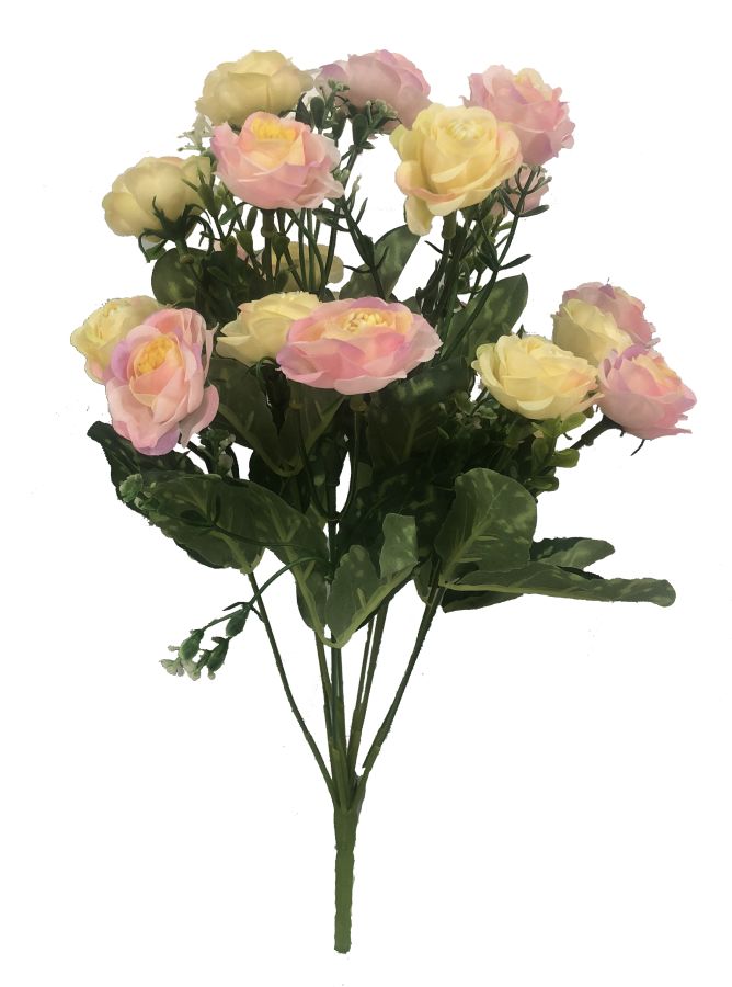 Flor Ramo 10/Minichabao 50CM Rosa?1787613989
