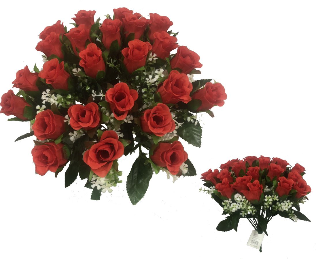 Flor ramo 24/Liuxinlei 40CM Rojo?1787613862