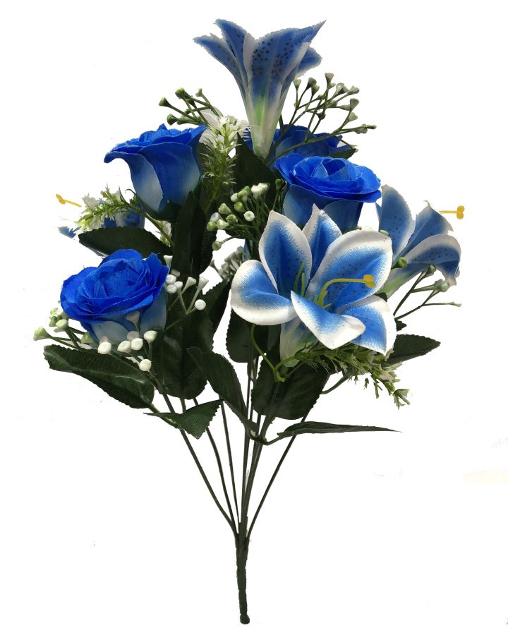 Flor ramo 9/MINI WUJIAOMEI Azul?1787630955