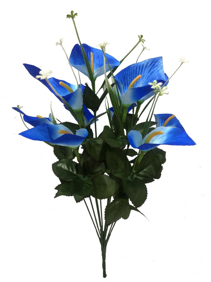 Flor ramo 12/MATILING Azul?1787611950