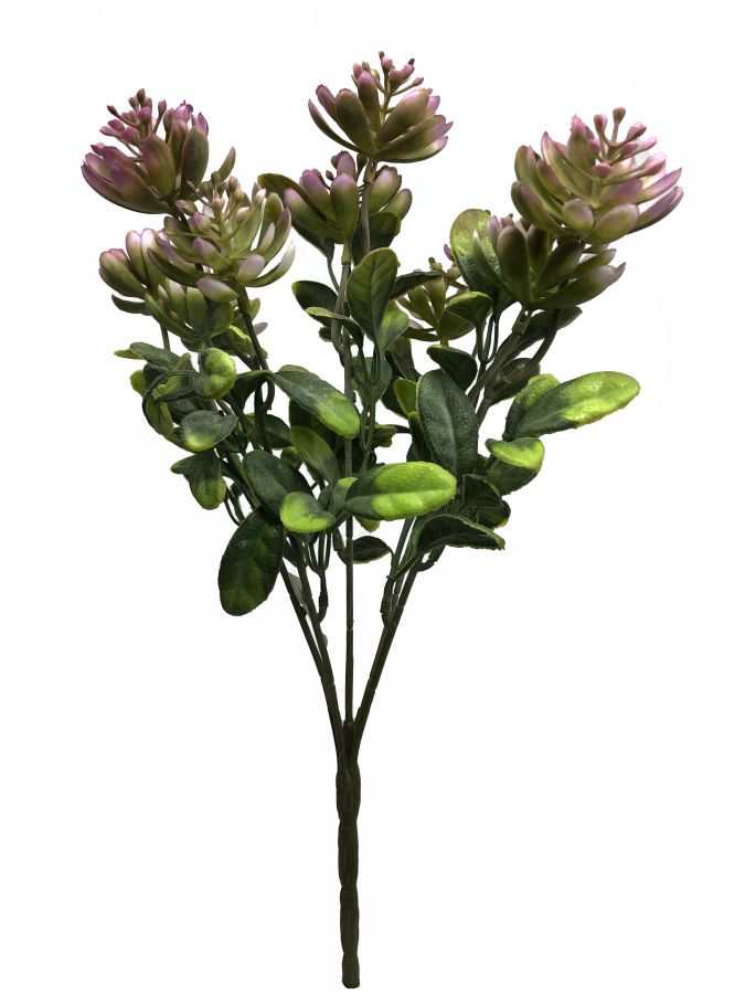 Rama decoración verde/fucsia 42CM?1787612342
