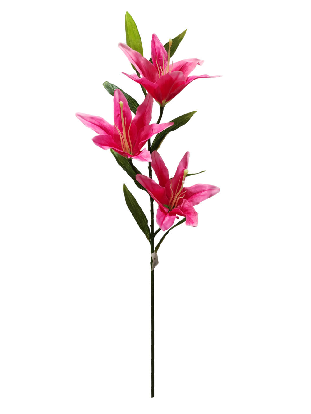 Flor larga Lirio 105CM 3 Cabezas Fucsia?1787597585