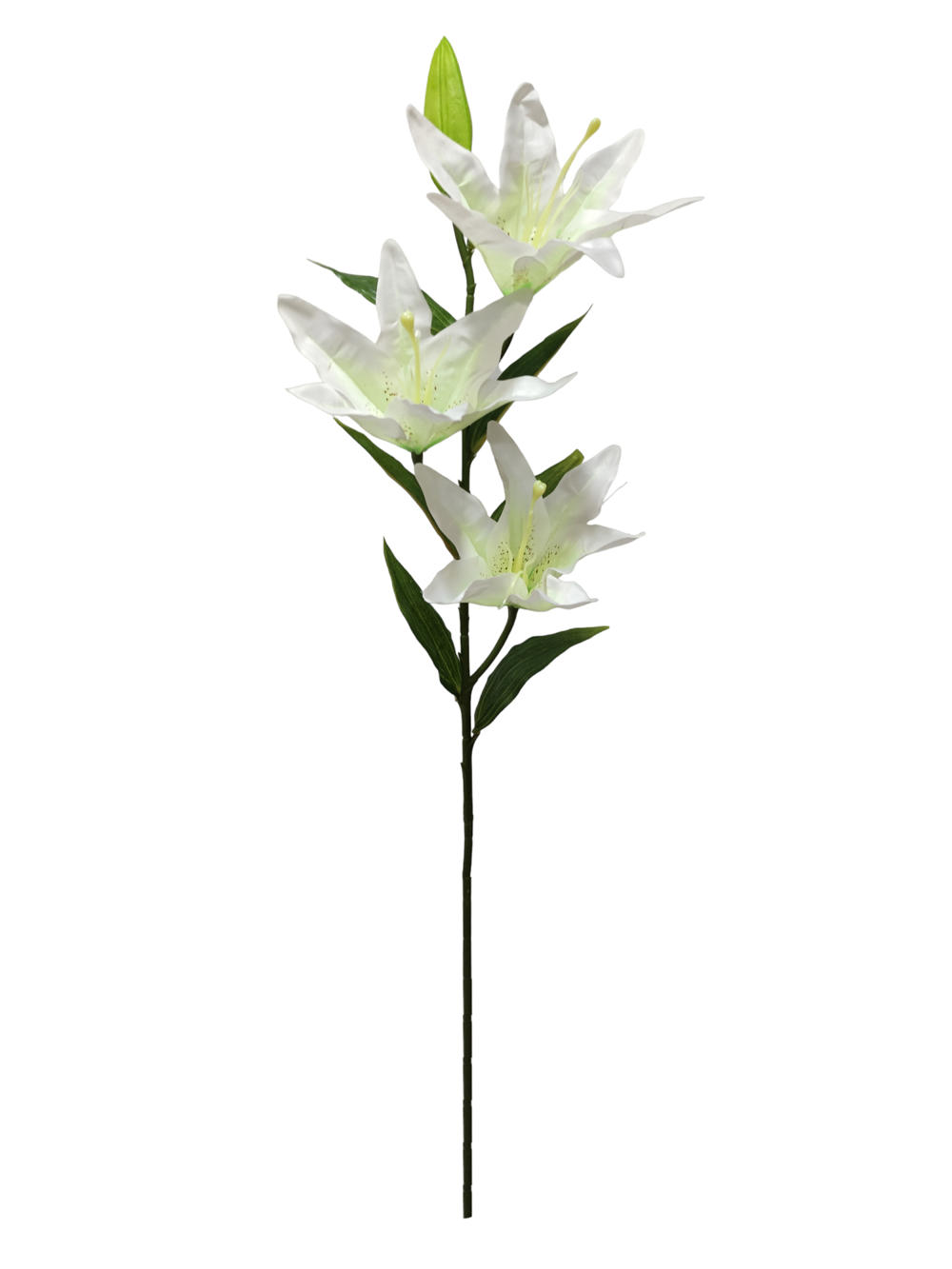 Flor larga Lirio 105CM 3 Cabezas Blanco?1787617779
