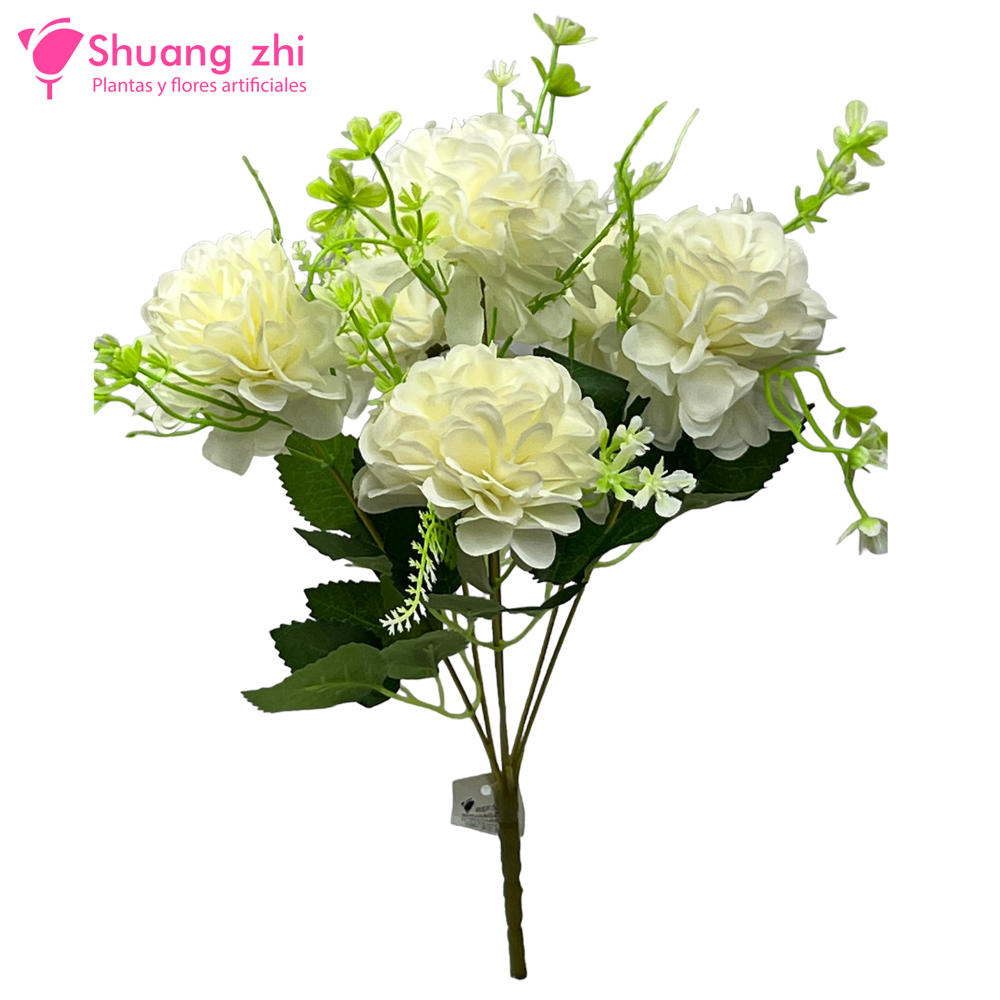 Ramo santos 36cm 6 cabezas Beige?1787635110