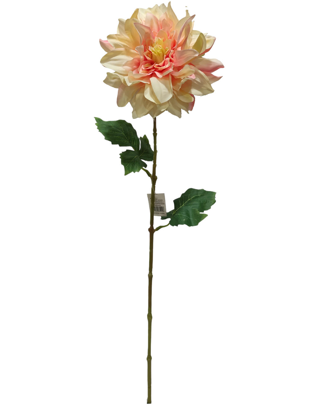 Flor larga Dalia 62CM Rosa/Blanco?1787608375