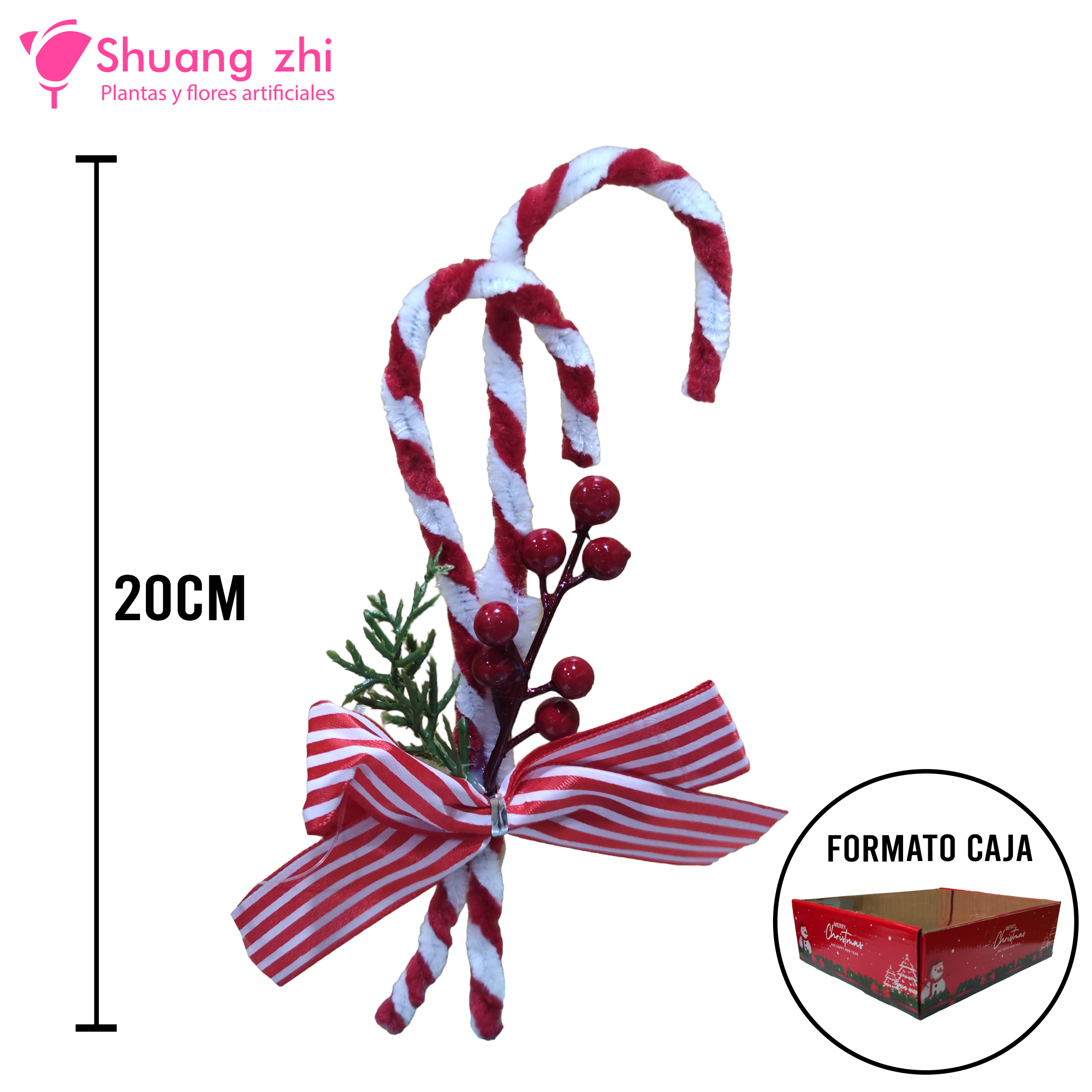 Decoración PIN de Navidad 20cm Surtido?1787635807