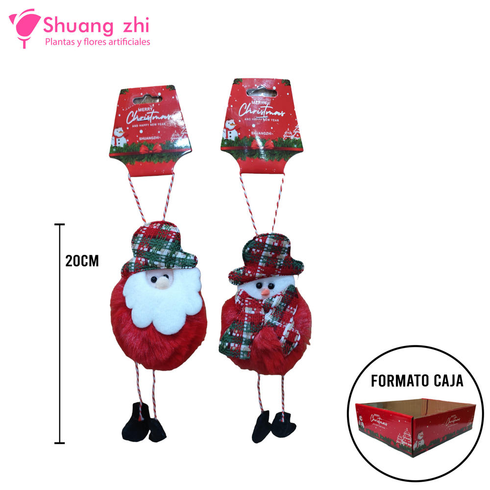 Colgante árbol Decoración de Navidad 25cm Rojo Modelo Surtido?1787601950