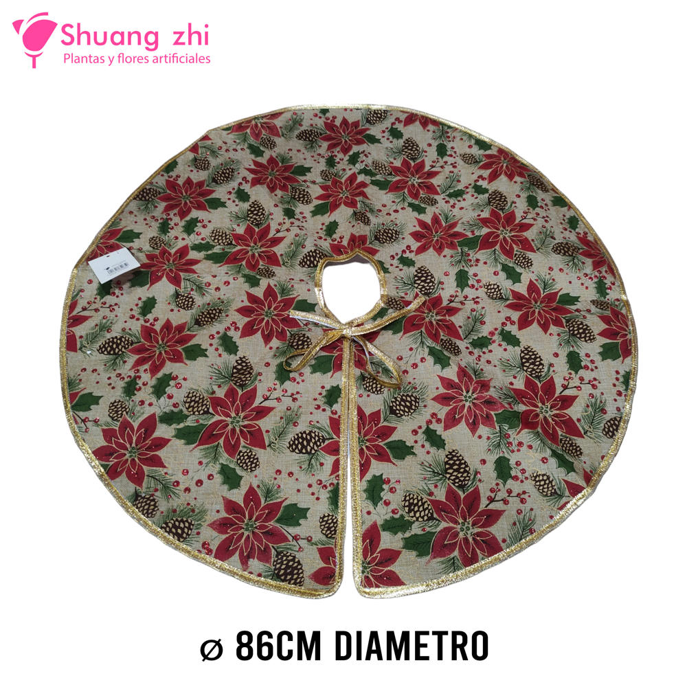 Alfombra Navidad 86CM Diametro?1787614402