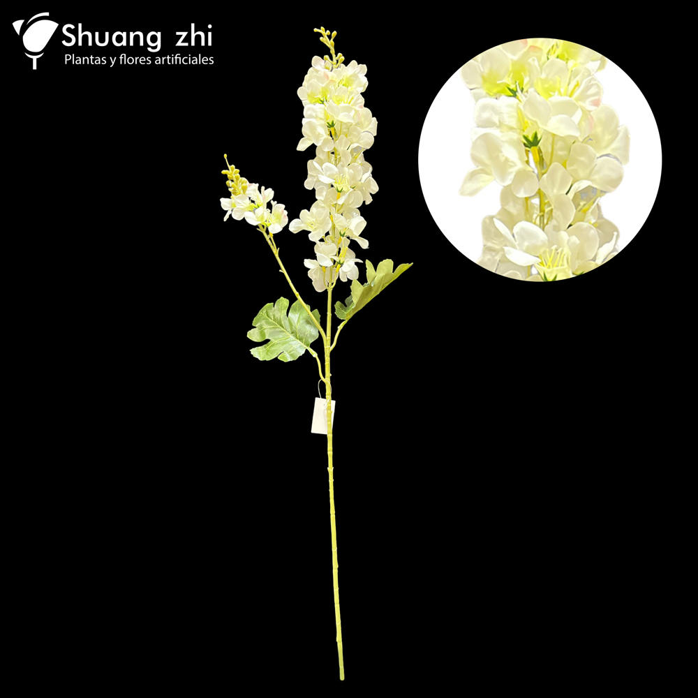Flor Largo Jacinto 87CM Color Blanco?1787601129
