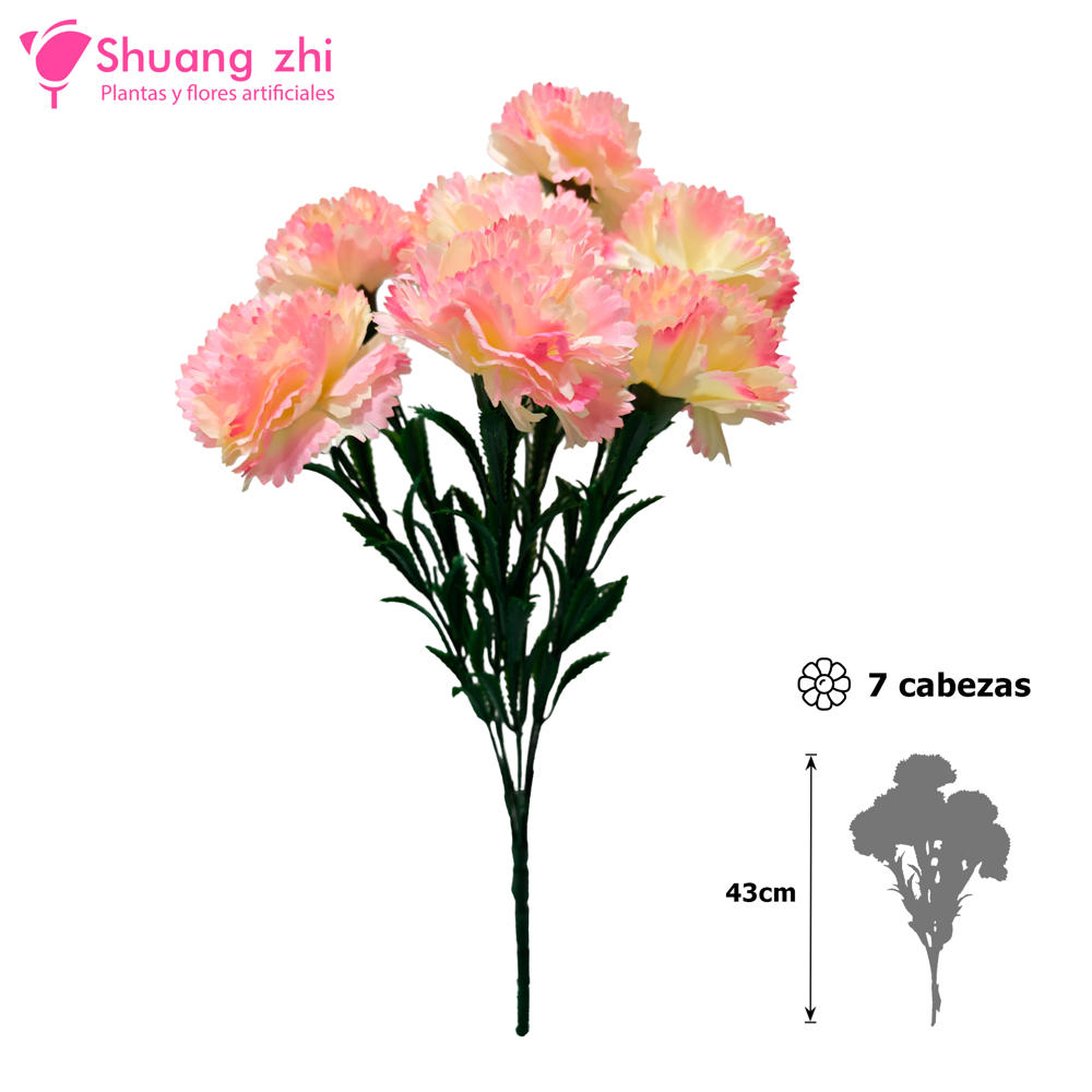 Ramo Santos Clavel 43CM Color Rosa?1787602380