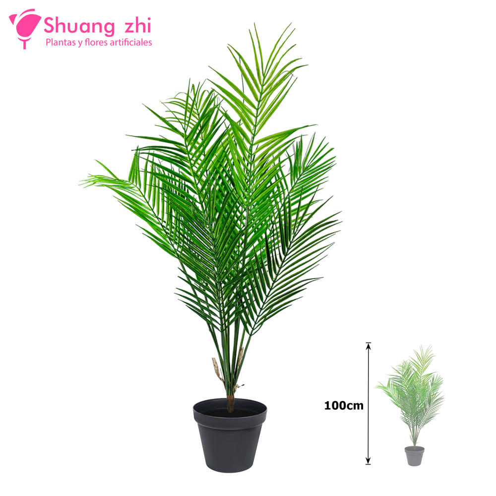 Planta Rama Palmera Artificial 100CM material Realista?1787602587