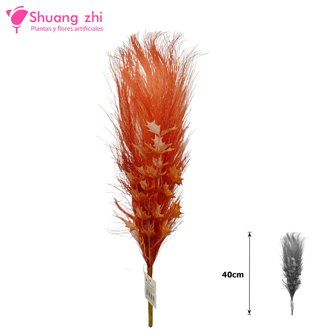 Vara Pluma 40CM Color Naranja?1787626482