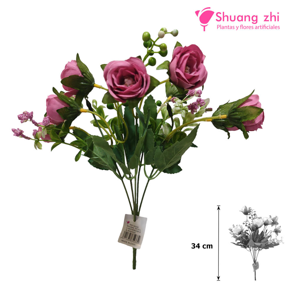 Flor mini Ref 332 34CM Color Lila?1787690978