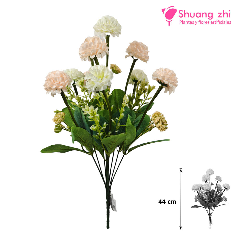 Rama Santos 44CM 10 Ramas Color Beige/Rosa?1787610203