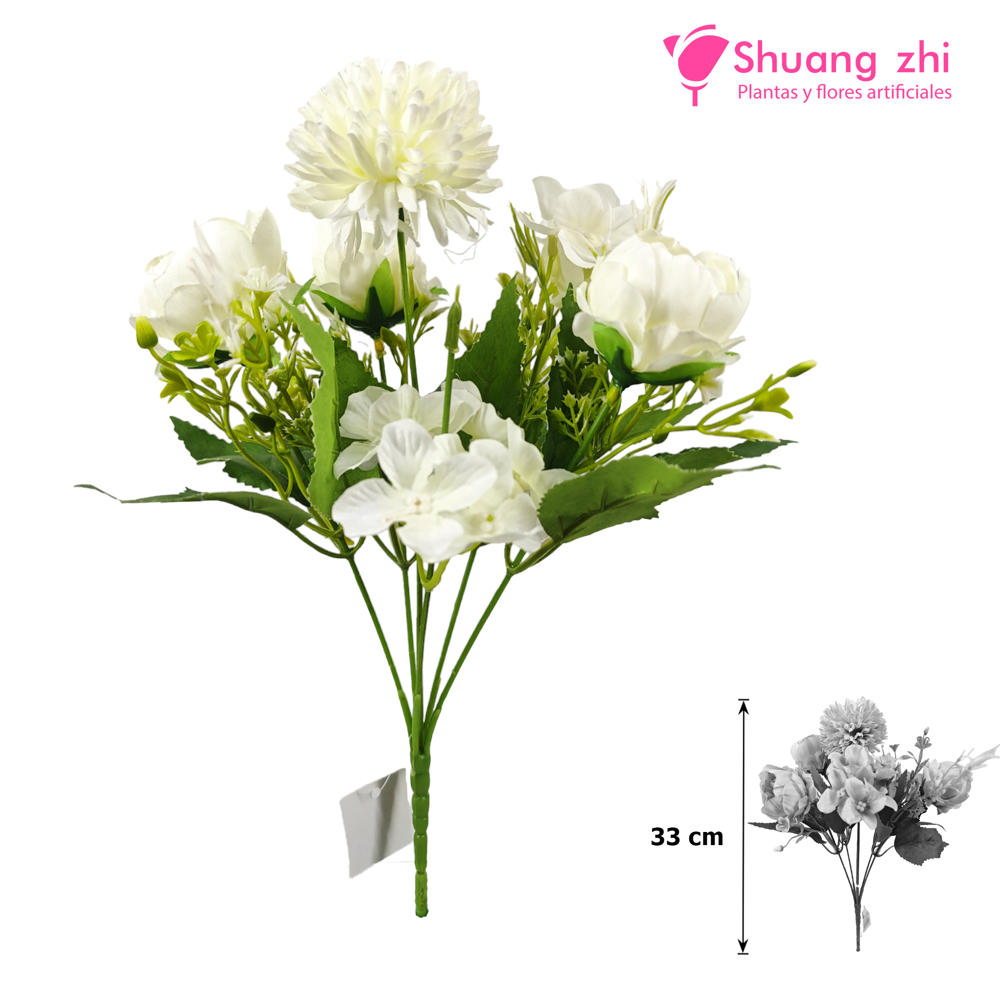 Flor mini Ref 462 Color Blanco?1787603803