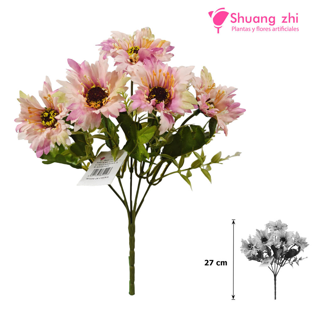 Flor mini Ref 493 27CM Color Rosa?1787592209