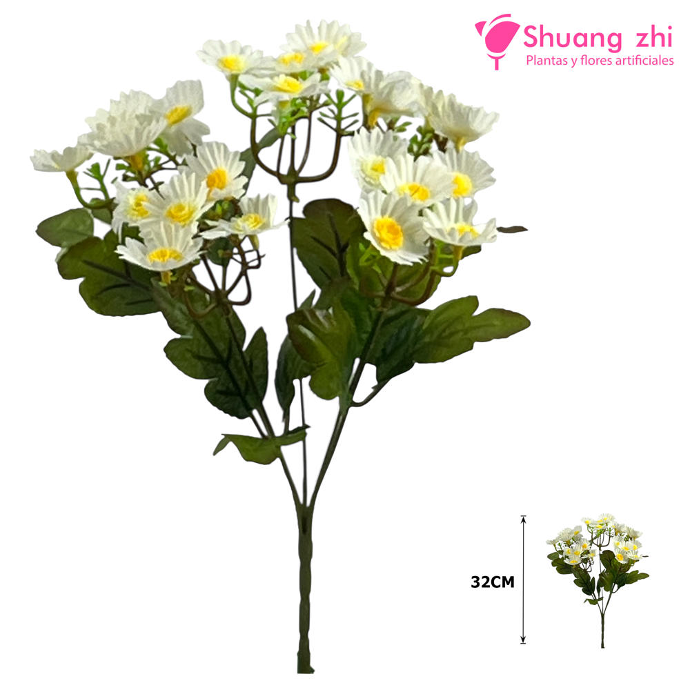 Flor mini 32CM color Blanco?1787592203