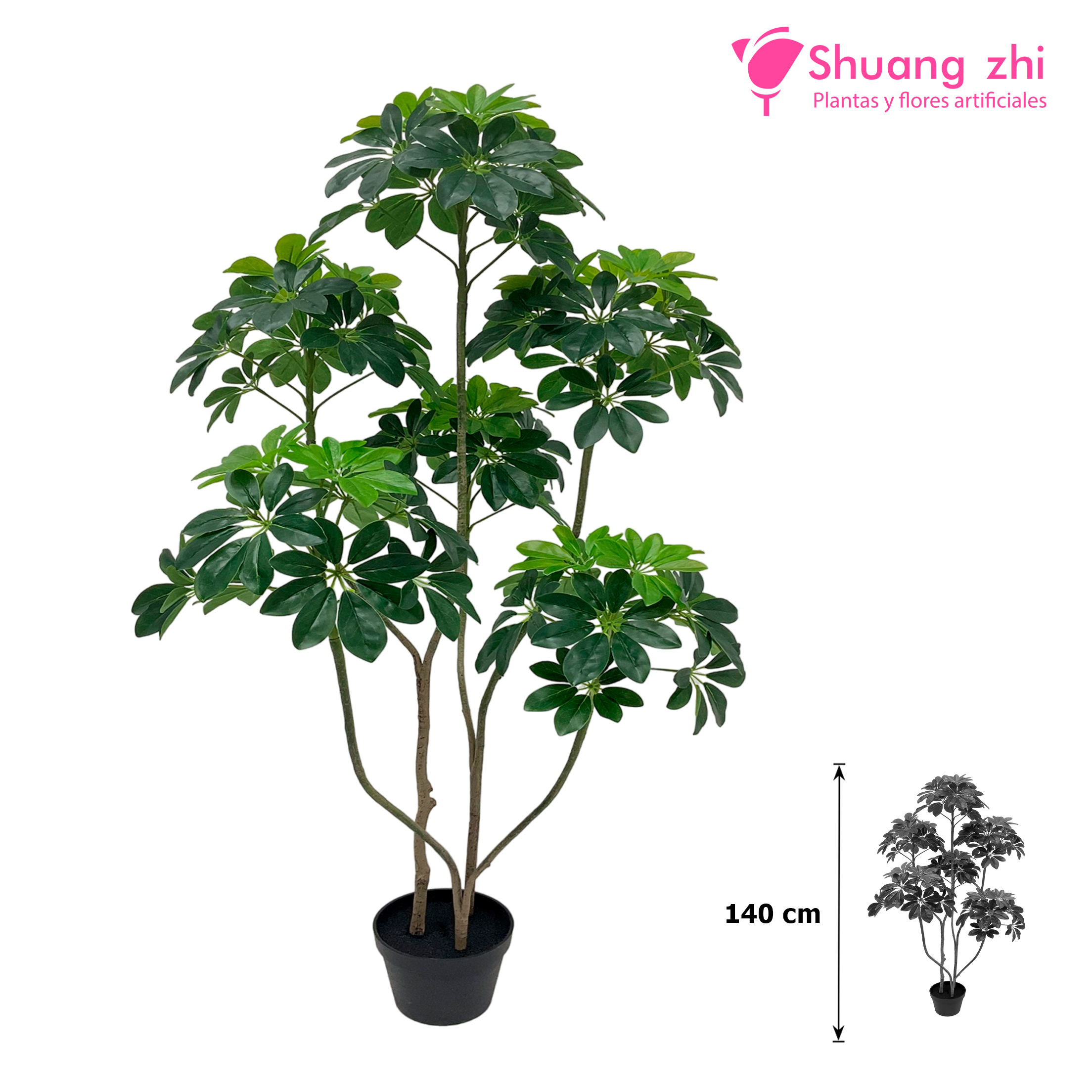 Planta Cheflera Hoja Calidad 140CM Ref: 813?1787609960