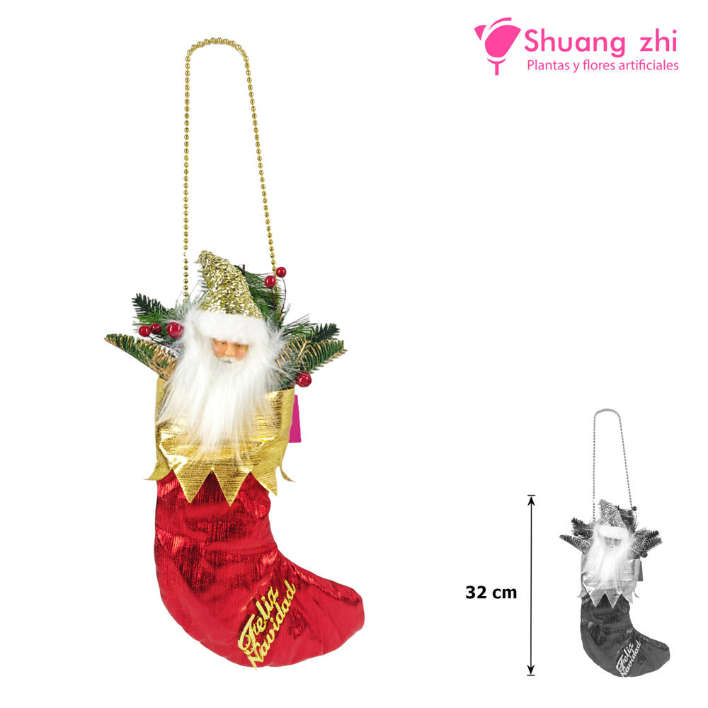 Adorno Colgante Muñeco Papanoel 32CM alto?1787597934