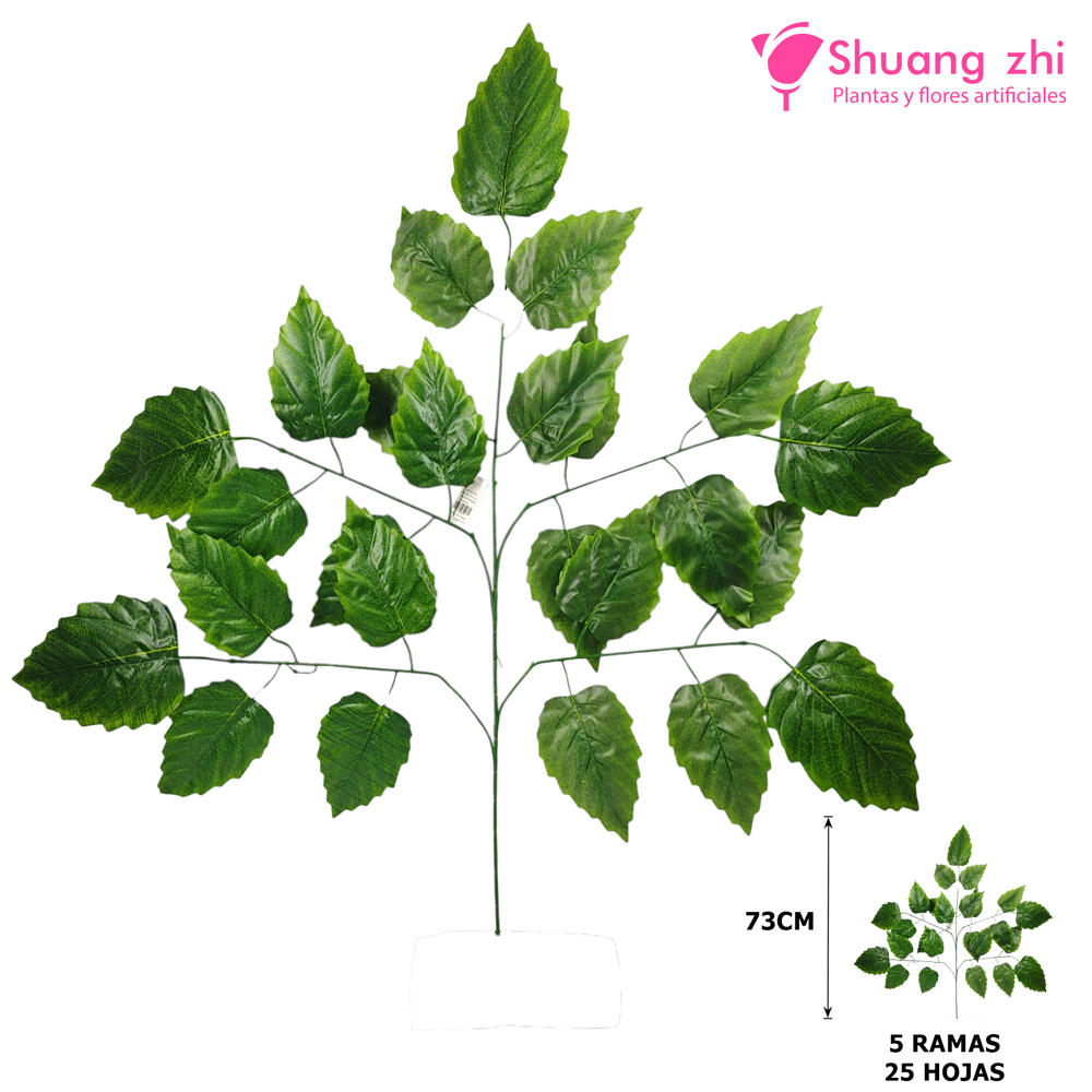 Rama hoja 73CM 5 Ramas 25 hojas Ref: 572?1787627286