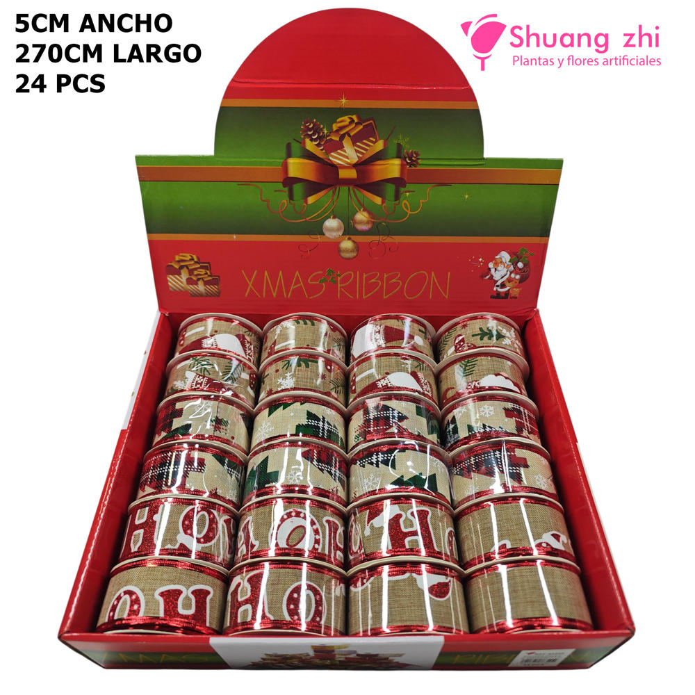 Cinta rollo navidad 20pcs 5CM x 2.7M?1791540890