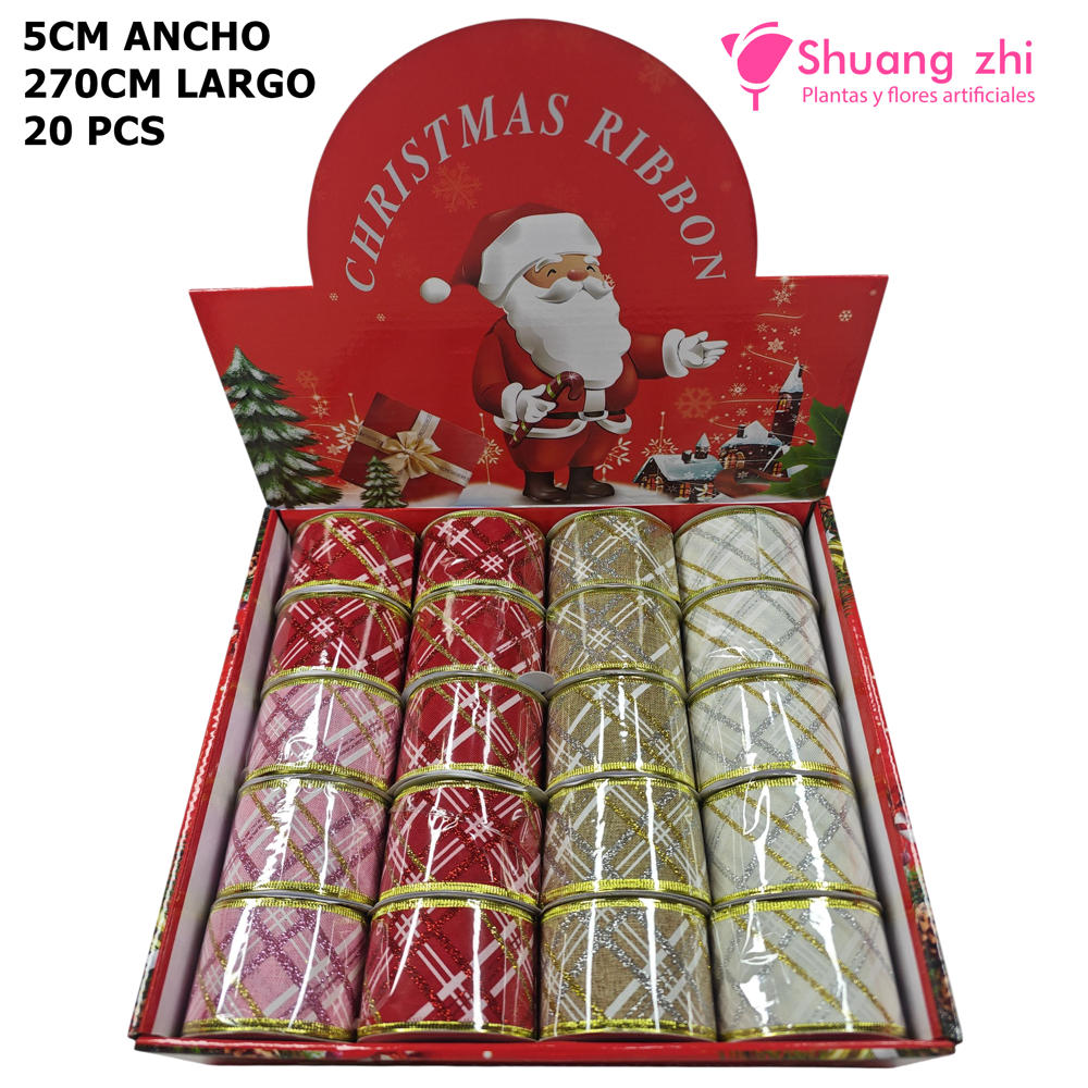 Cinta rollo navidad 20pcs 5CM x 2.7M?1791540884