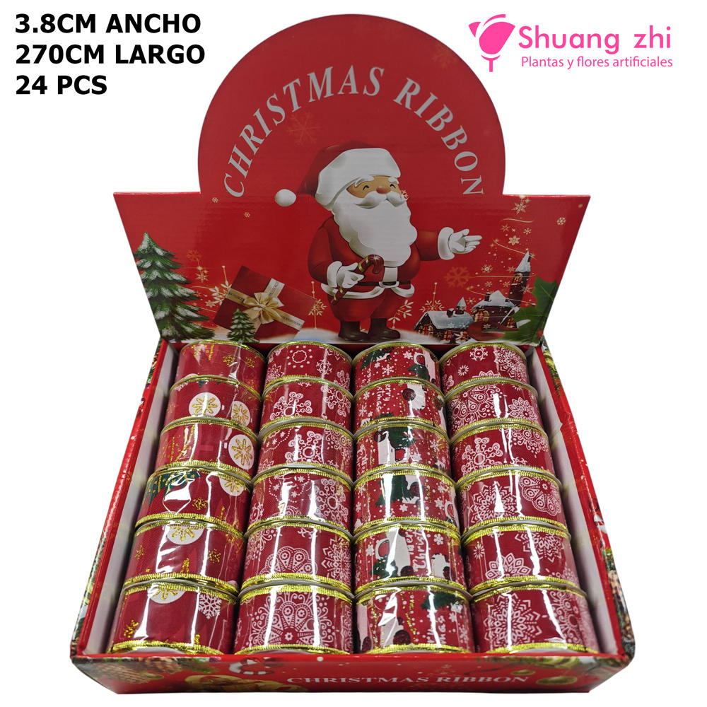 Cinta rollo navidad 24pcs 3.8CM x 2.7M?1791635506