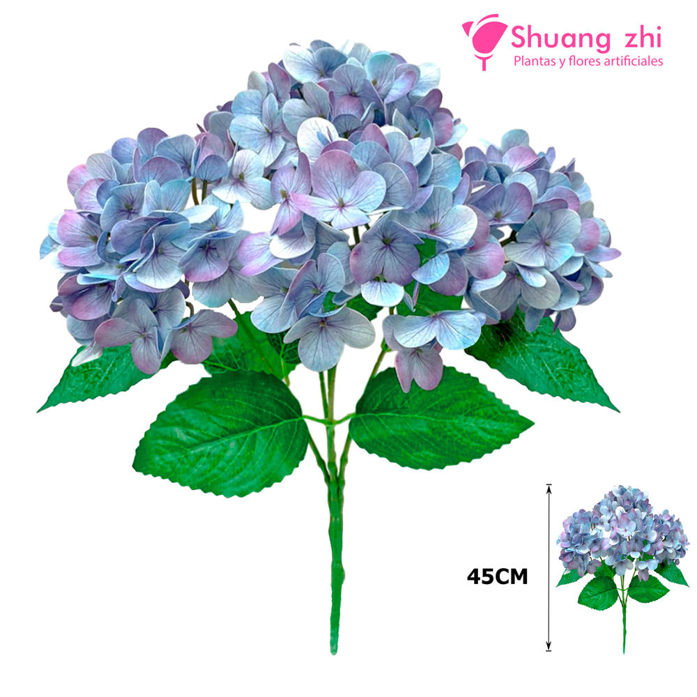 Ramo Hortensia 45CM Azul?1791635536