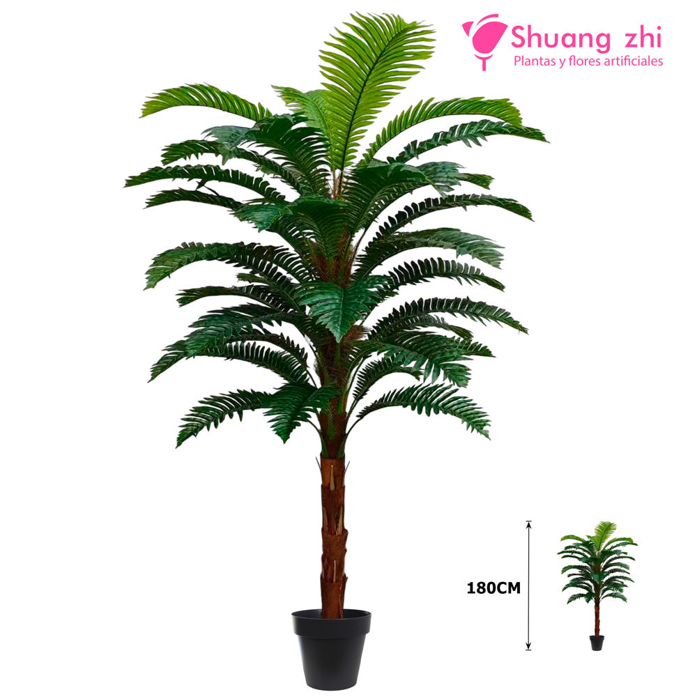 Palmera 180CM tronco forrado marrón?1787605102