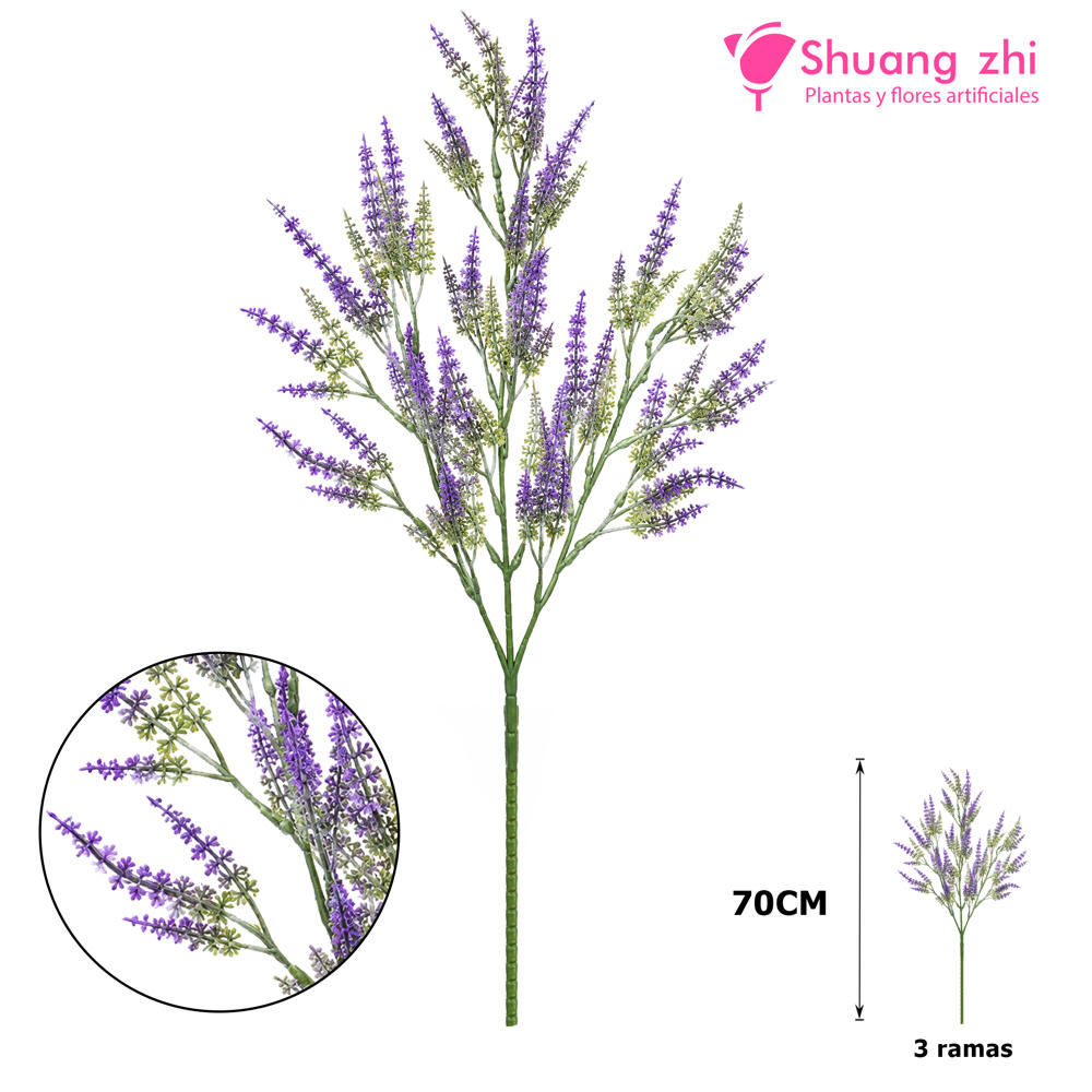 Vara larga Lavanda 70CM Lila?1790826891