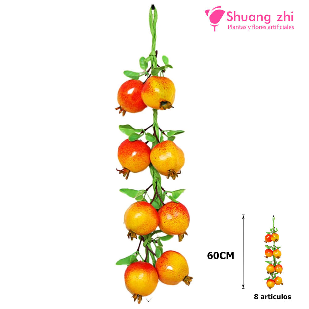 Racimo de 8 Granada Artificiales– 60 cm?1790832308