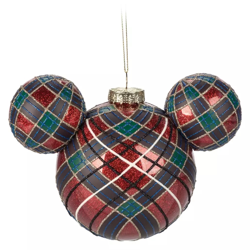 #23 Adorno colgante bola cristal tartán icono Mickey Mouse, Sketchbook